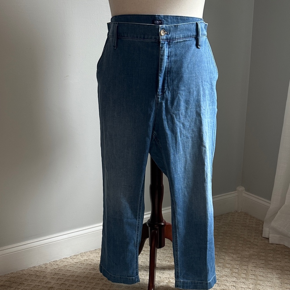 J. Crew Straight Leg Jeans - Classic Blue
